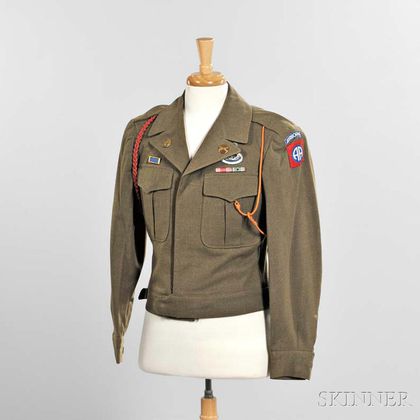 Eisenhower Jacket Owned by Private Earl L. Dart, 82nd Airborne Division