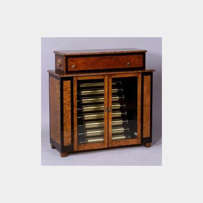 Mandoline Organoclide Changeable Musical Box By B. A. Bremond