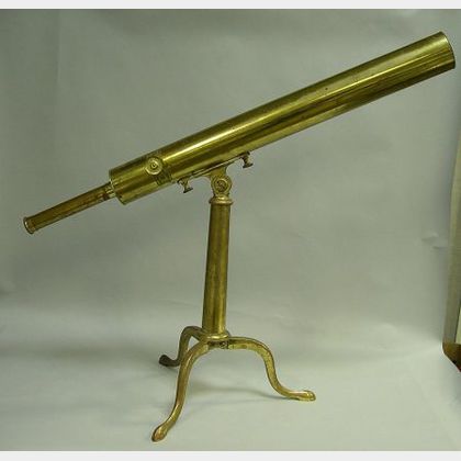 Brass 2 1/2-inch Refracting Table Telescope