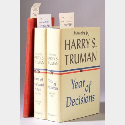 Truman, Harry S. (1884-1972),Signed copies