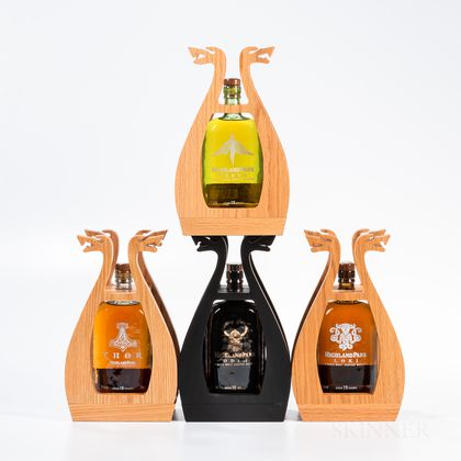 Highland Park Valhalla Series, 4 750ml bottles (oc) 