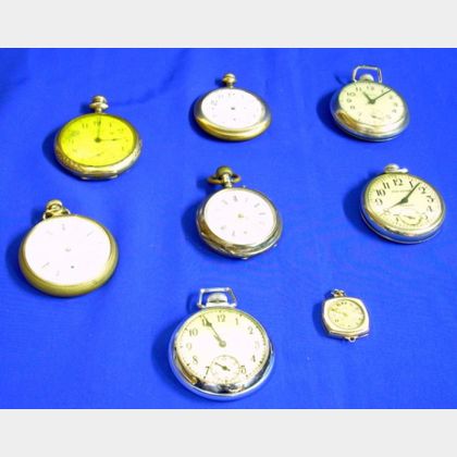 Lot of Eight Pocket Watches