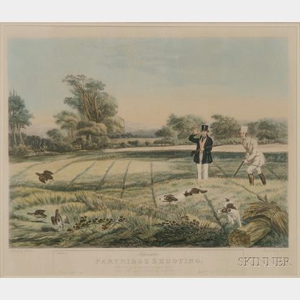 After Francis Calcraft Turner (British, c. 1782-1846) Lot of Three Sporting Subjects: January Snipe ... 