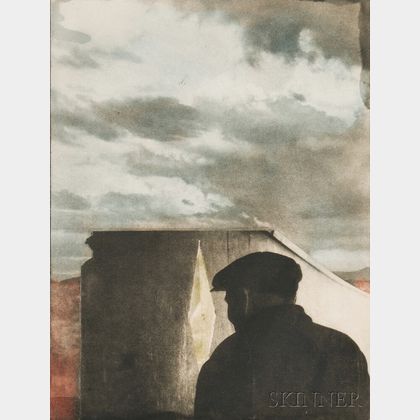 Joseph Cornell (American, 1903-1972) Untitled (Landscape with Figure)