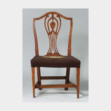 Federal Cherry and Birch Shield Back Side Chair