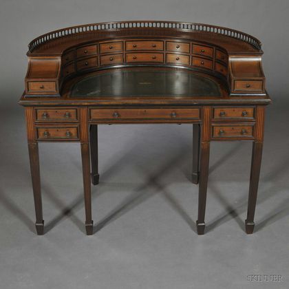 Regency-style Mahogany Carlton House Desk