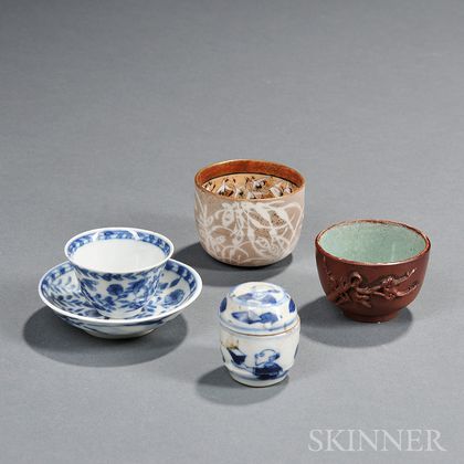 Four Small Ceramic Items