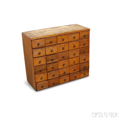 Small Thirty-drawer Apothecary Chest