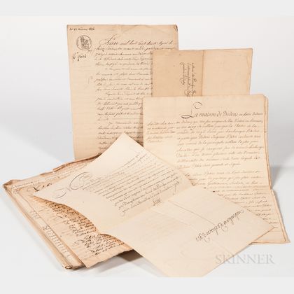 France, Legal and Genealogical Documents.