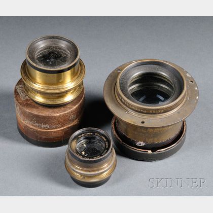 Three Voightlander Brass Lenses