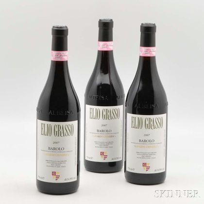Elio Grasso Barolo Gavarini Chiniera 2007, 6 bottles (oc) 