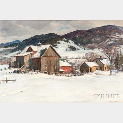Aldro Thompson Hibbard (American, 1886-1972) Valley Farm