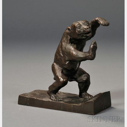 Hugo Emmanuel Becher (German, 1871-1942) Rampant Bear.