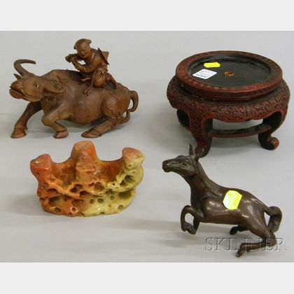 Four Assorted Asian Decorative Items