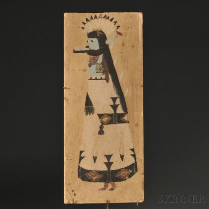 Early Zuni Painting of a Shalako Kachina