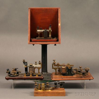 Four Early Telegraph Instruments