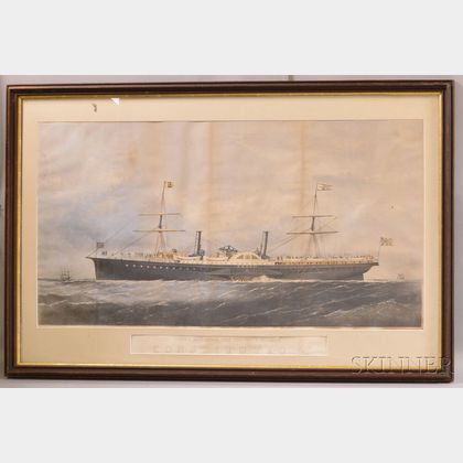 Two Framed Engravings of Ships