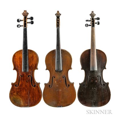 Three Violins. Estimate $300-500