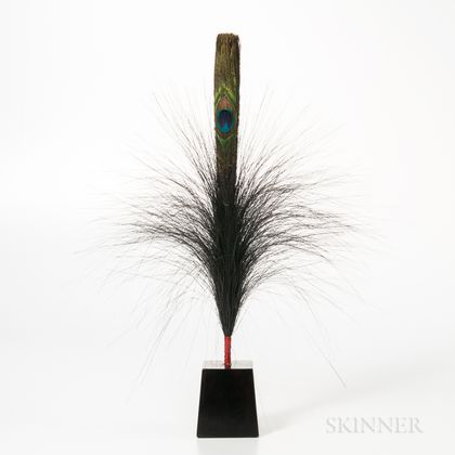 Peacock Feather for Hat Adornment