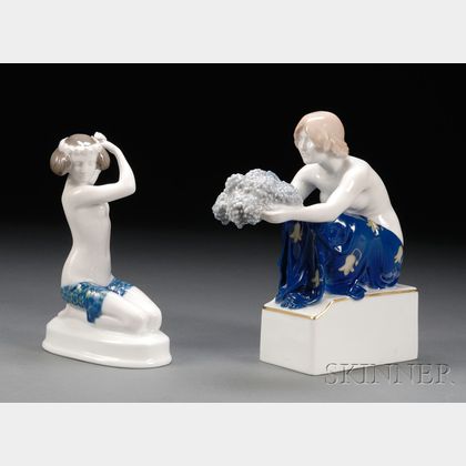 Two Rosenthal Art Deco Period Porcelain Figures