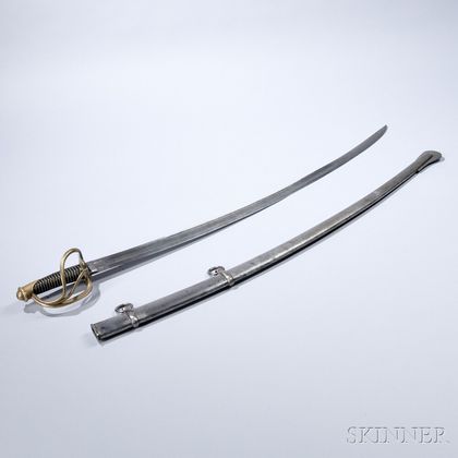 Model 1840 Ames Cavalry Saber with Scabbard
