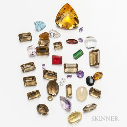 Group of Loose Gemstones