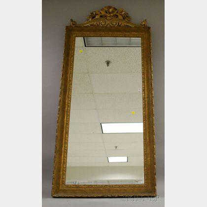 Rococo-style Carved Giltwood Pier Mirror