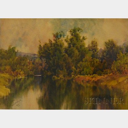 Hezekiah Anthony Dyer (American, 1872-1943) Rhode Island River View.