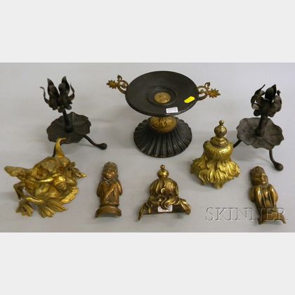 Eight Assorted Decorative Items and Elements
