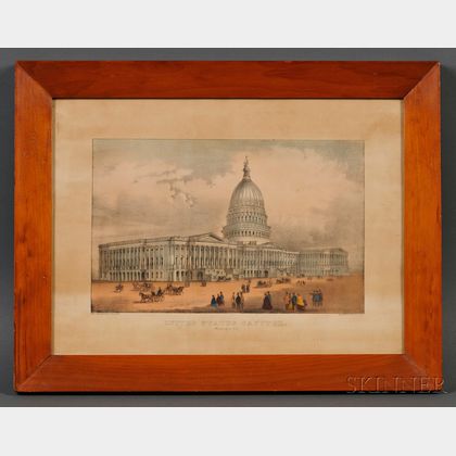 Currier & Ives, publishers (American, 1857-1907) United States Capitol, Washington, D.C.