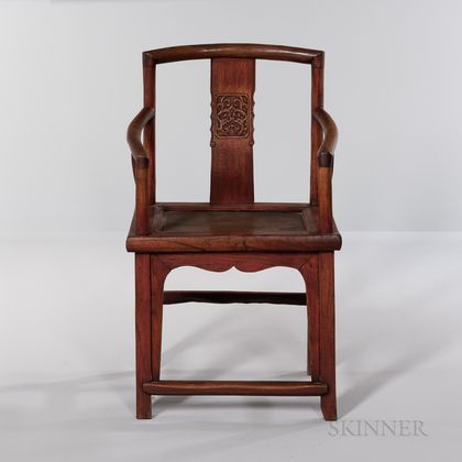 Yew Wood Armchair