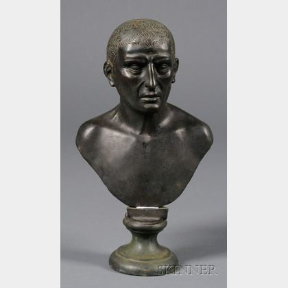 Bronze "Grand Tour" Bust of Julius Caesar