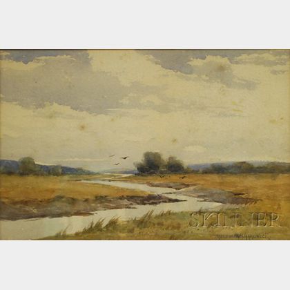 Melbourne H. Hardwick (American, 1857-1916) Marsh View