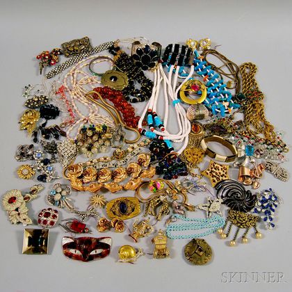 Extensive Collection of Vintage Costume Jewelry