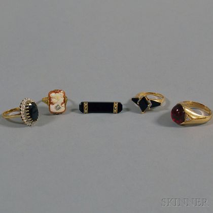 Five Pieces of Jewelry