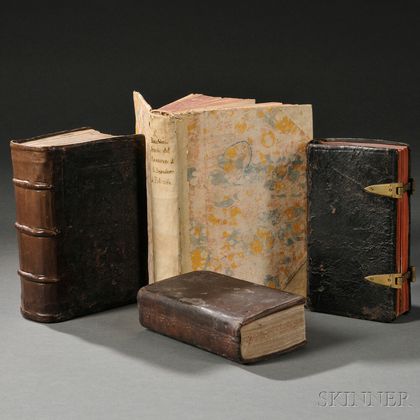 Catholic Devotional and Historical Books, 1599-1743, Four Volumes.
