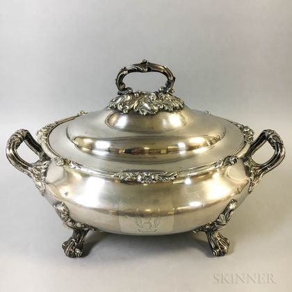 Large Silver-plated Tureen