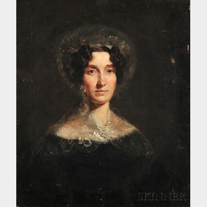Continental School, 19th/20th Century Bust-length Portrait of a Lady