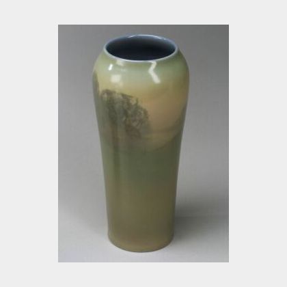 Rookwood Scenic Vellum Art Pottery Vase