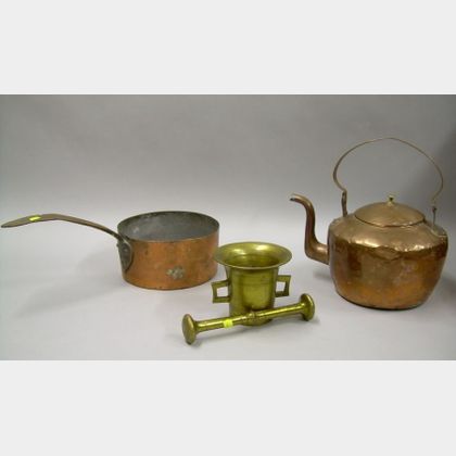 Four Domestic Metalware Items