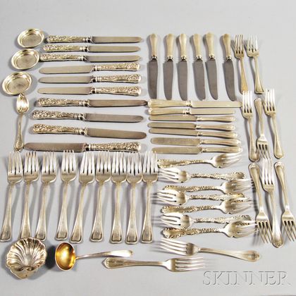 Group of American Sterling Flatware Articles, 