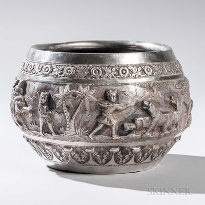 Indian Silver Bowl