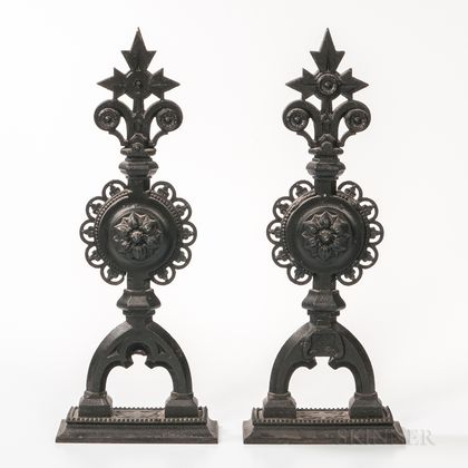 Two Christopher Dresser-style Architectural Elements