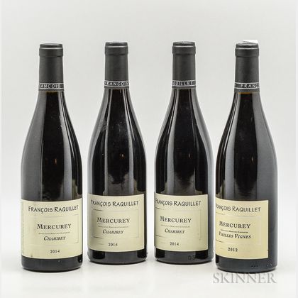Francois Raquillet, 4 bottles 