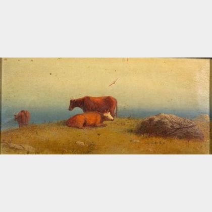 Charles Henry Gifford (American, 1839-1904) Cattle at Pasture