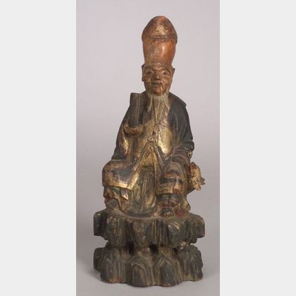 Carved Wooden Deity
