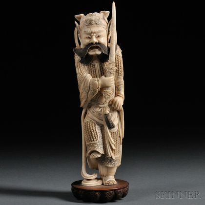 Ivory Carving of a Warrior General