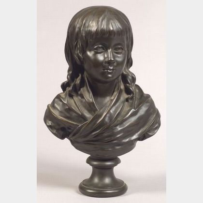 Bronze Bust of a French King as a Boy