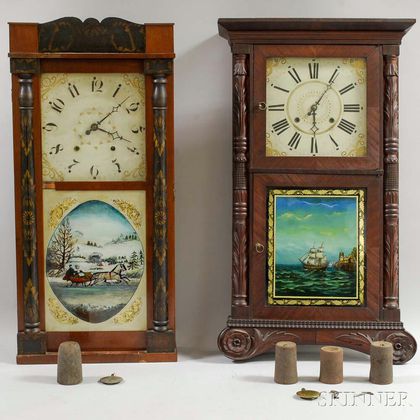 Two Connecticut Shelf Clocks