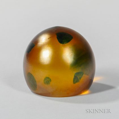 Paperweight in the Style of Tiffany Glass and Decorating Company